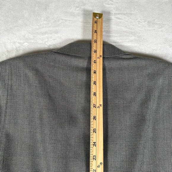 Lauren Ralph Lauren Blazer Men Size 48L Gray Herringbone 2-Button Classic Jacket - Picture 5 of 10